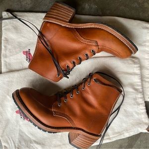 Redwing Women’s Clara Heeled Boot, Oro Legacy, 7.5